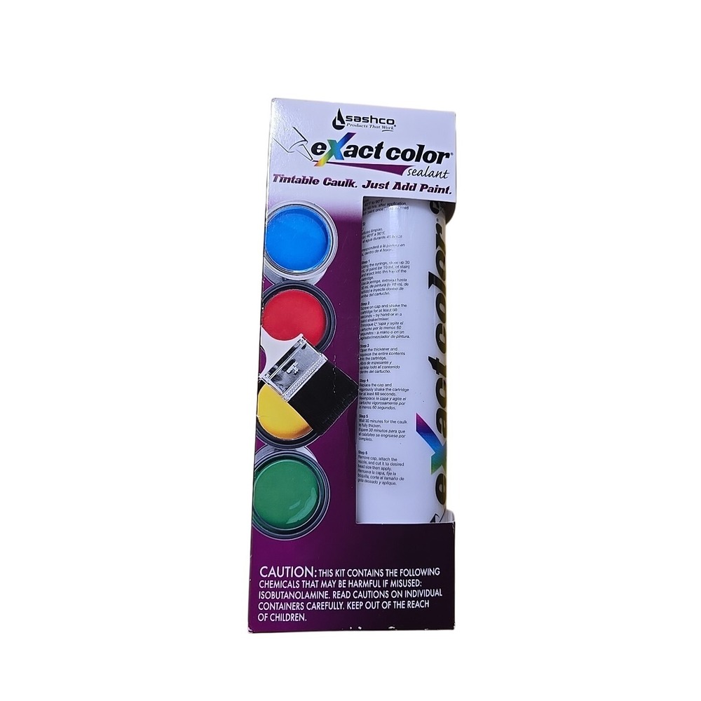 Sashco eXact Color Sealant Tintable Caulk‎ Backsplash Trim Custom Walls